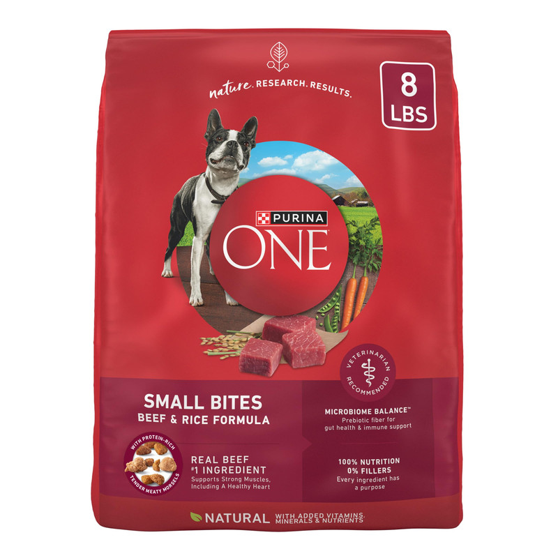 Purina One Small Bites Beef And Rice Formula Small High Protein Dry Dog Food