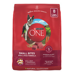 Purina One Small Bites Beef And Rice Formula Small High Protein Dry Dog Food