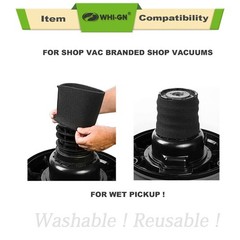 1 Pack 17884 Vacuum Cartridge Filter Replacement 1 Pack+1 Foam Sleeve