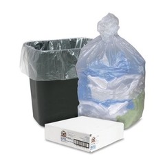 Genuine Joe GJO01755 Can Liner 10 Gal 24″x24″ Clear
