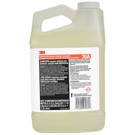 3M 36A Concrete Floor Cleaner, 0.5 Gal