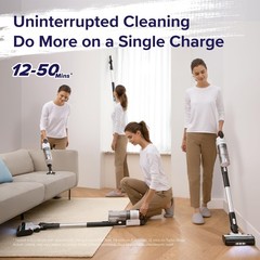LEVOIT Cordless Vacuum Cleaner, Stick Vac LVAC-200 Essential, Arctic White