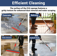 Floor Squeegee for Concrete Floor, 15.8″ Large Heavy Duty Squeegee for Floor