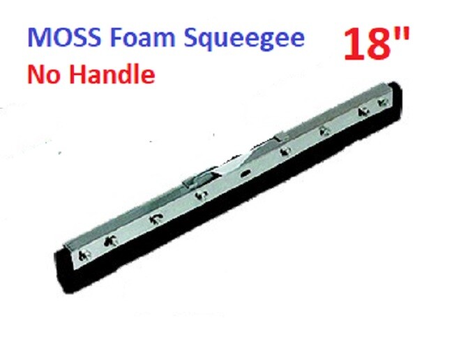 Haotian 18″ Moss Foam Blade Rubber Floor Squeegee Light Weight no Handle SSframe