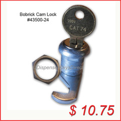 Bobrick Cam Lock Set #43500-24 for Paper Towel & Toilet Tissue Disp. (1/set)