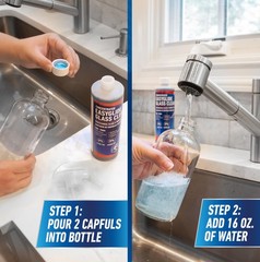 Unger Professional Streak-Free EasyGlide Glass 12 Fl Oz (Pack of 1), Blue