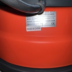 Industrial Wet/Dry Vacuum | 2 Motors JM773 TOP PART ONLY READ DESCRIPTION