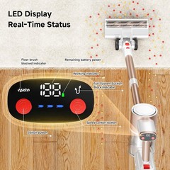 Honki Cordless Vacuum Cleaner 500W/40Kpa Vacuum Cleaners For Home Stick Vacuum