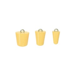 PIG PLR207 Drain Plug Kit,Yellow 30PW20