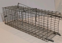 Pair of Live Animal Traps 1-18″ Little Giant Reinforced Single Door Entry 1- 16″