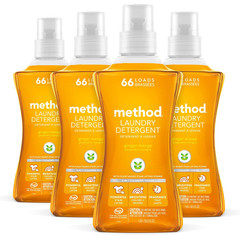 Method Liquid Laundry Detergent Ginger Mango Scent Stain Remover 66 Loads Per