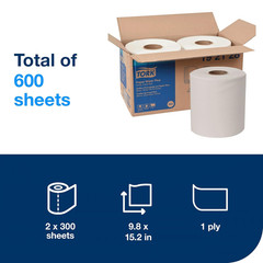 Paper Wiper Plus W2 – 600 Sheets of Ultra-Absorbent Cleaning Power