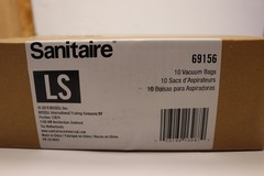 10x Lot Genuine Sanitaire LS Style Vacuum Bags 63256A 69156