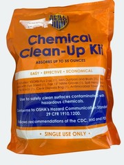 Chemical Clean-Up Kit Spill Hero Single-Use 55 Oz Capacity Includes Gloves Dustp