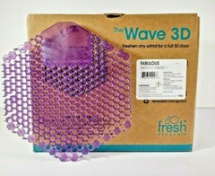 10 The Wave 3D Air Freshener & Urinal Deodorizer Purple Fresh Products