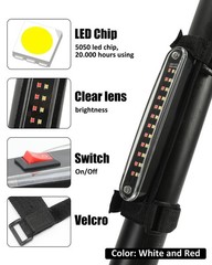 Sunpie Red Dome Light For Utv Sxs Interior Wireless Lighting Compatible Utv
