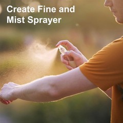 uxcell 50 Pcs Black Spray Top, 20/410 Fine Mist Sprayer 20/410,