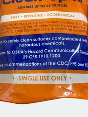 Chemical Clean-Up Kit Spill Hero Single-Use 55 Oz Capacity Includes Gloves Dustp