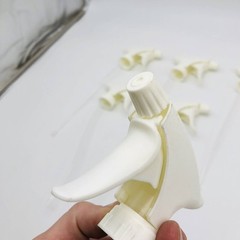 6pk White Plastic Trigger Sprayer Replacement Nozzle 9in Standard GFL 110190