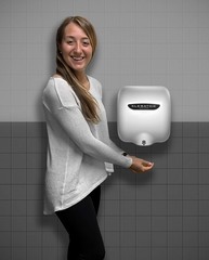 Excel Dryer XLERATOR XL-BW 1.1N High Speed Commercial Hand Dryer, White Therm…