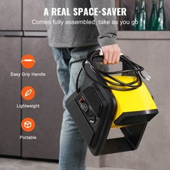 600CFM Floor Air Mover with 300° Swivel Function 3 Speed Settings