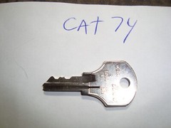 Cat74 KEY for Gamco BOBRICK PAPER DISPENSERS – (and other Bobrick Products)