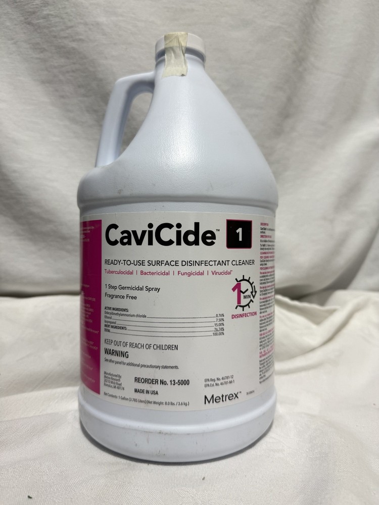 Metrex CaviCide 13-1000 Disinfectant Cleaner 1 Gallon Jug EXP-2028 FAST SHIP
