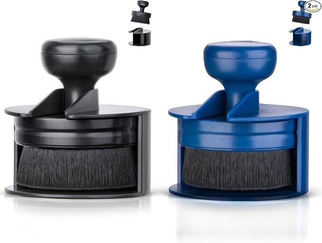 Car Tire Shine Applicator, Vegan Tire Shine Brush w Size: 2Color: Black & Blue