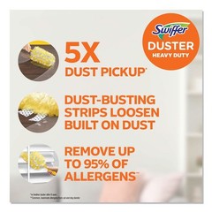 Swiffer 21620CT 360 Dusters Refill Dust Lock Fiber – Yellow (4/Carton) New