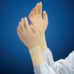 Ansell 56813 G3, Disposable Cleanroom Gloves, 8.7 Mil Palm, Latex, 12 In, Iso