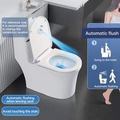 Automatic Toilet Flusher Kit, Touchless Motion 3.5 x 1.7 x inches, ‎White
