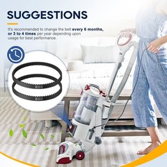 KeeTidy Vacuum Belts Replacement Compatible with Shark, Rotator 2 Pack