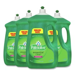 Palmolive Dish Soap Liquid, Original Scent, Green, 90 oz Bottle, 4/Carton