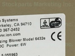 ION 6432E Local Area Ionizing Blower 30 Days Warranty Expedited Shipping