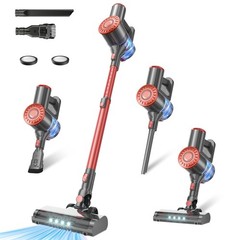 Tipdiy Cordless Vacuum Cleaner Self-Standing 40Kpa Stick Vacuum Cleaners For