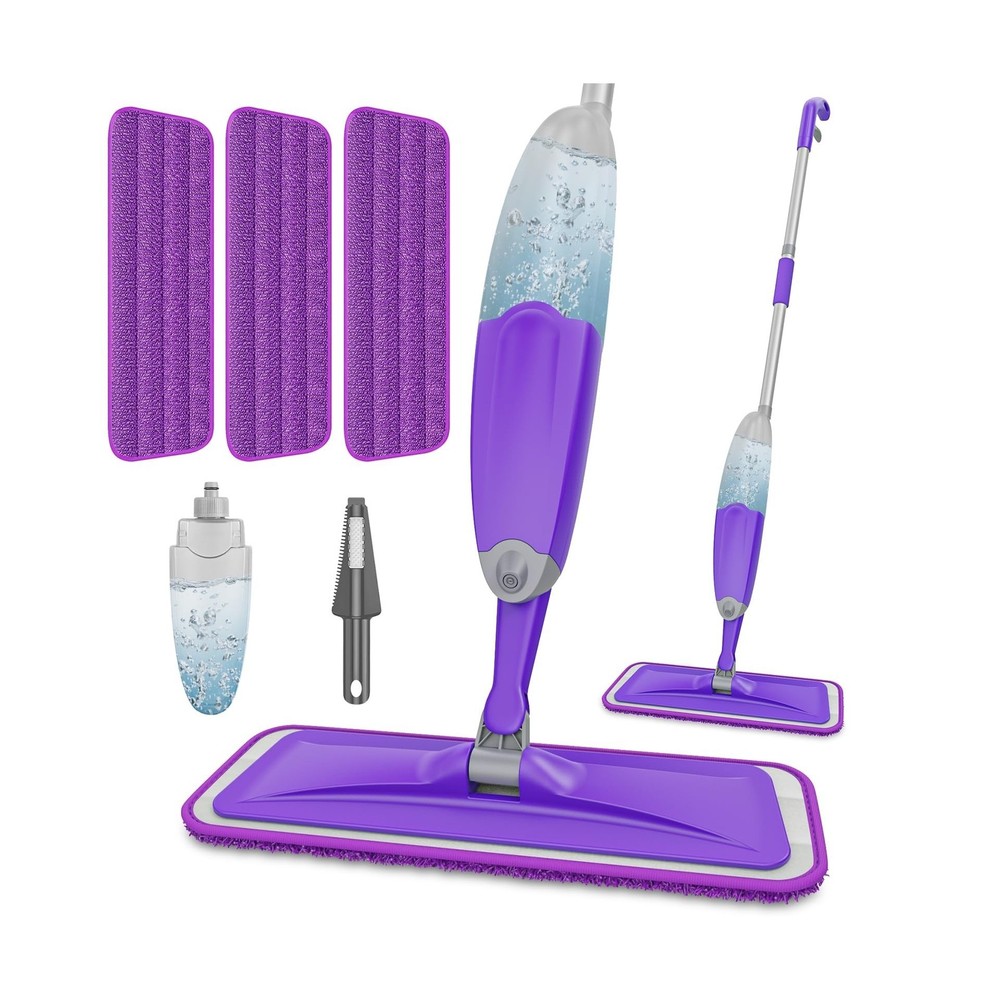 HOMTOYOU Spray Mops for Floor Cleaning: Wet Mop for Hardwood Ti… FAST USA SHIP