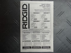 RIDGID 1625 CFM 3-Speed, Portable AM2560 Air Mover Blower Fan with Handle