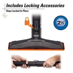 RIDGID 12 Gallon 5.0 Peak HP NXT Wet Dry Vac w/ General Debris Filter & Hose