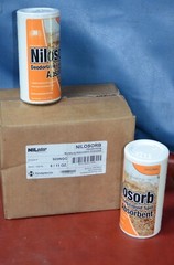 Case of 6 Nilosorb Deodorizing Liquid Spill Moisture Absorbent Granules Shaker