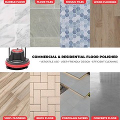 XtremepowerUS 10 Heavy Duty Commercial Pad Polisher Floor
