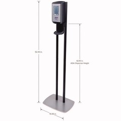 PURELL 7418DS 1200 ml CS8 Hand Sanitizer Floor Stand w/Dispenser – Graphite New