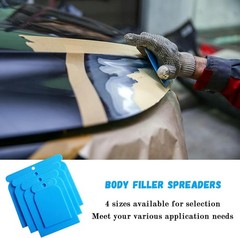 10 Piece Body filler spreader Set 2,3,4, 5, & 6 Inch Automotive Spreaders for Ap