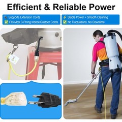 Dreyoo 2 Pack 100641 Power Cord Parts Compatible with ProTeam Backpack Black