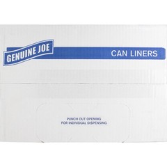 Genuine Joe GJO02147 Linear Low Density Can Liners 10 Gal Black