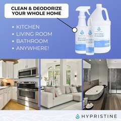 Hypristine Natural Multipurpose Surface Cleaner, 32 fl oz Spray Bottles, 1 Pack