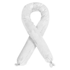 Condor 35Zr64 Absorbent Sock, White, 12 Gal., Pk12