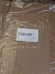 (QTY 6) Rubbermaid Brute Gray 32 Gal Trash Container Lids Commercial 1893163