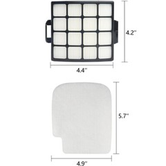 2 Filters 4 Foam & Felt Filters for Shark AZ3002 AZ3000 AZ3000W Vacuum Cleaner