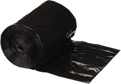 Black LLDPE Trash Bags Can Liners, 55-60 Gal, 1.5 Mil, 38″ x 58″, Black, 100 Pcs