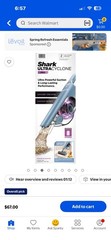 Shark UltraCyclone Pro Cordless Handheld Vacuum, Washable Filter, Crevice Tool